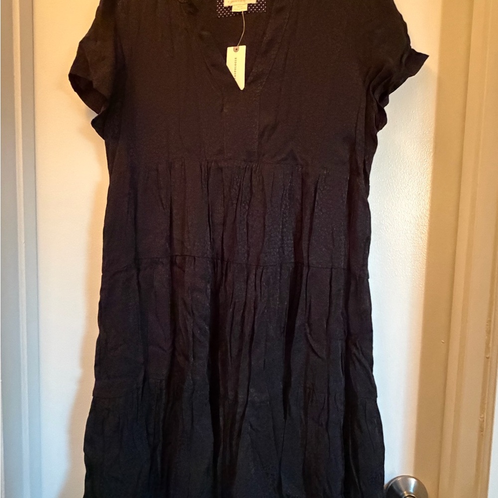 Anthropologie Maeve Black Dress NWT